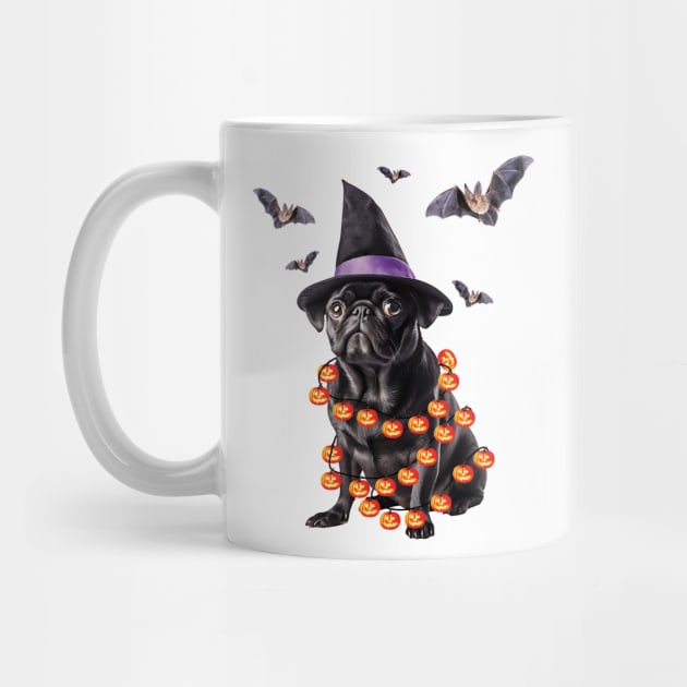 Pug Halloween by ladonna marchand